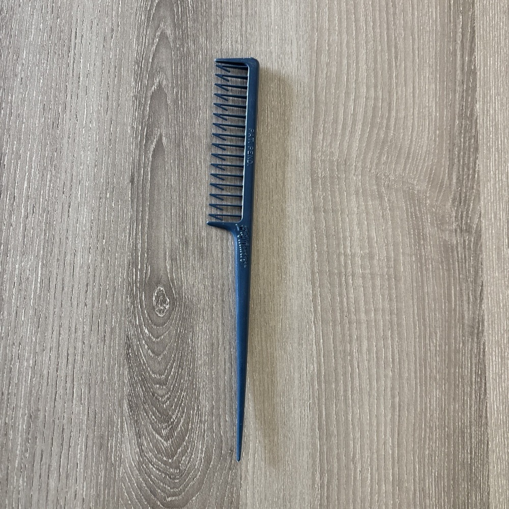 Vintage Easy Weavers Professional Weaving‎ Blue Plastic Salon Comb 90's Styling